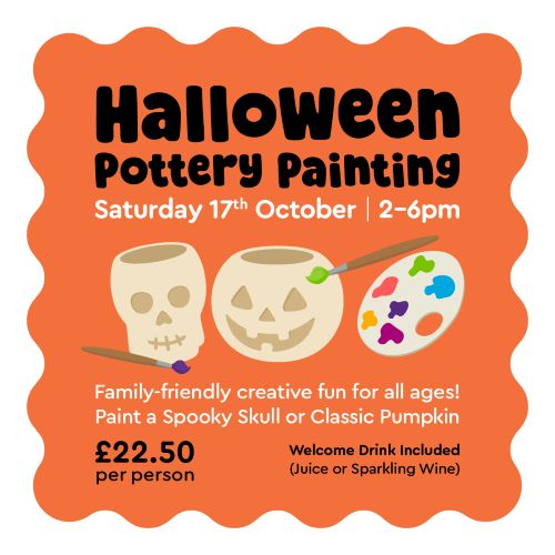 Halloween Pottery Painting